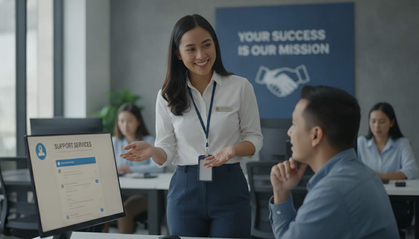 Customer support representative at MOONPINAS
